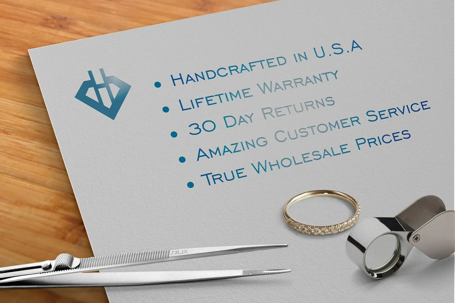 1.25 Carat t.w 14K White Gold Bostonian Three 3 Stone Split Shank Diamond Engagement Ring w/a 0.75 Carat Princess Cut Blue Diamond Heirloom Quality