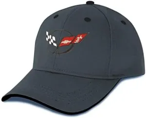 1997-2004 C5 Corvette Hat Heritage Gray - Embroidered