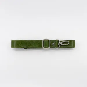 1" Avocado Green Leather Detachable Strap