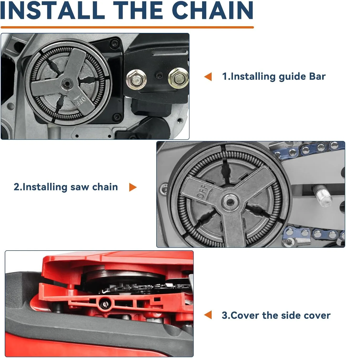 20 Inch Bar and Chain Combo - 325" Pitch .063" Gauge 81Drive Links Fits for Stihl 024 203SFGD025