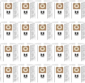 20 Pack Replacement 23743 VF3502 Vacuum Bags Compatible with Ridgid 12-16 Gallon Vacuum WD1950 WD1956 WD1850 WD1851 RV2400HF WD1450 WD1680 WD1270