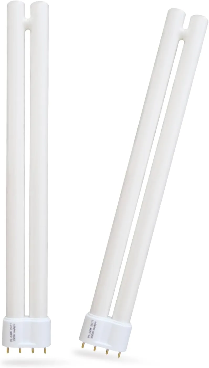 (2Pack) PL24-C 24W Replacement for OttLite B24553 T40J34 Fluorescent Light Bulb,24W Fluorescent Light Bulbs Tpye C,5500K Bright Natural Daylight,2G11 Base