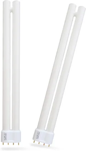(2Pack) PL24-C 24W Replacement for OttLite B24553 T40J34 Fluorescent Light Bulb,24W Fluorescent Light Bulbs Tpye C,5500K Bright Natural Daylight,2G11 Base