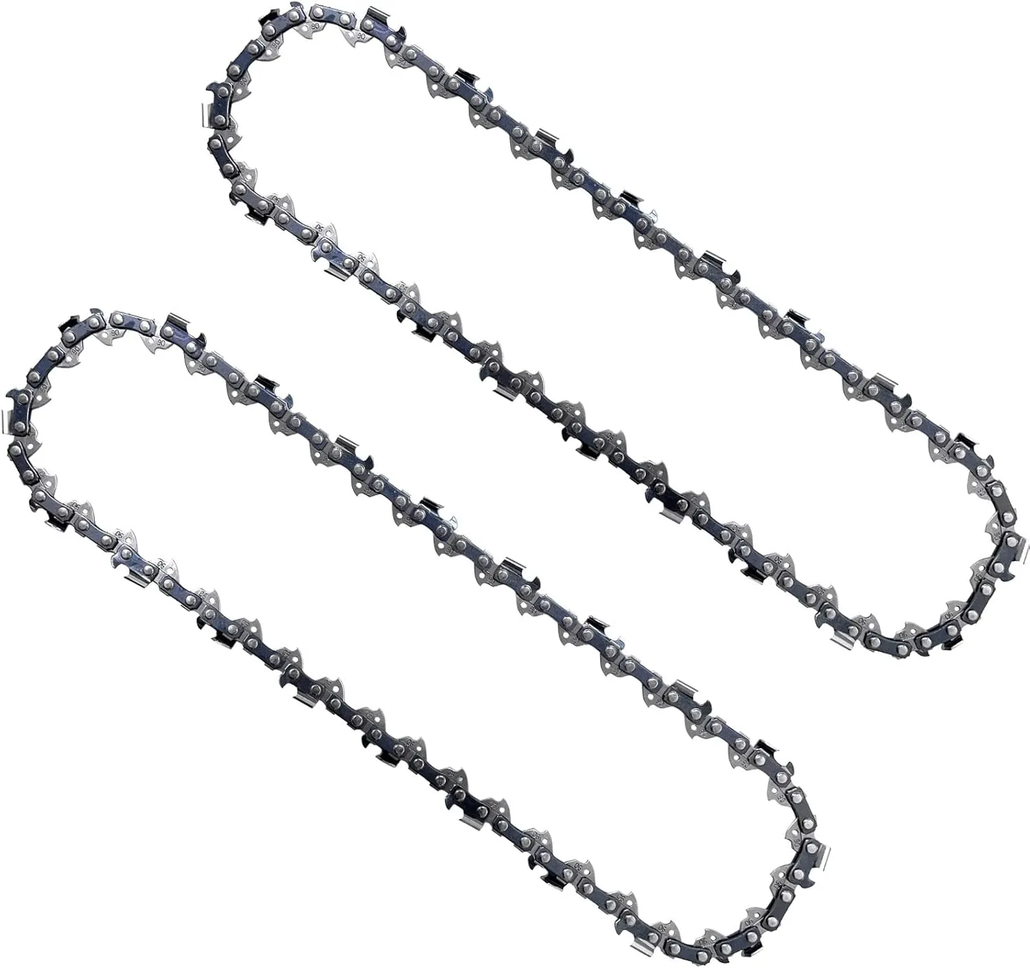 2PC 10 inch Chainsaw Chain for Worx WG323 WG323.9 Chainsaw, 10" Replacement Chain for Worx WG322 WG322.9 Chain Saw