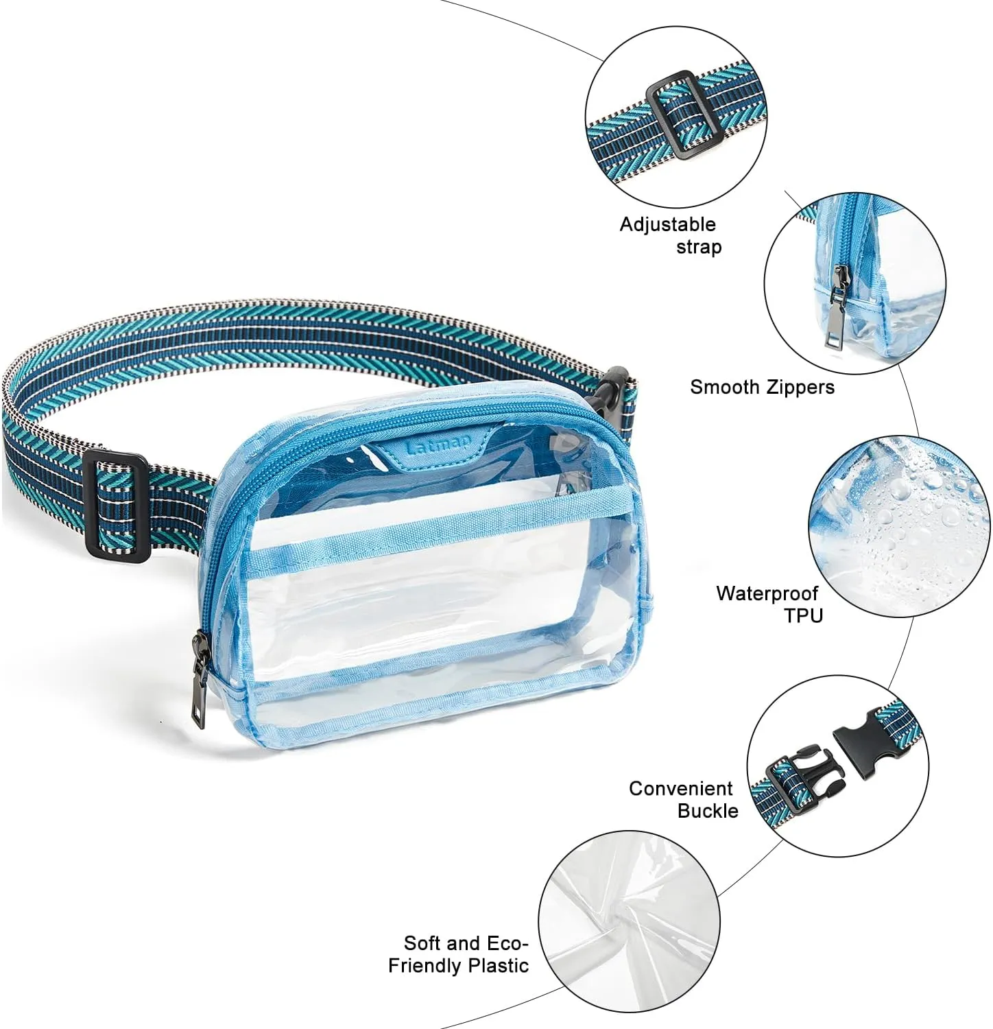 3L Fanny Packs Belt Bag for Women Small Everywhere Crossbody Bag Waist Bag Faux Leather Sling Chest Bag Purse