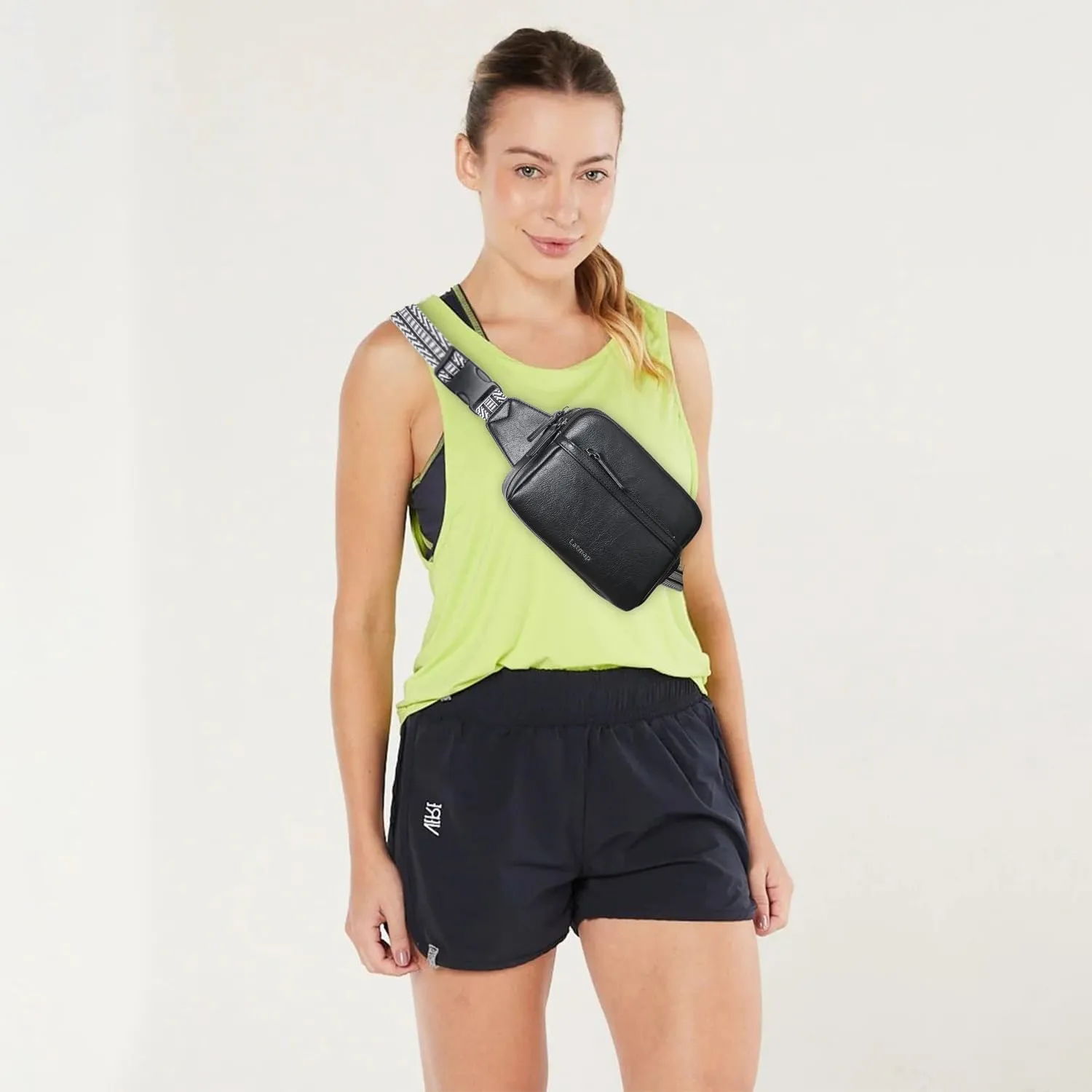 3L Fanny Packs Belt Bag for Women Small Everywhere Crossbody Bag Waist Bag Faux Leather Sling Chest Bag Purse