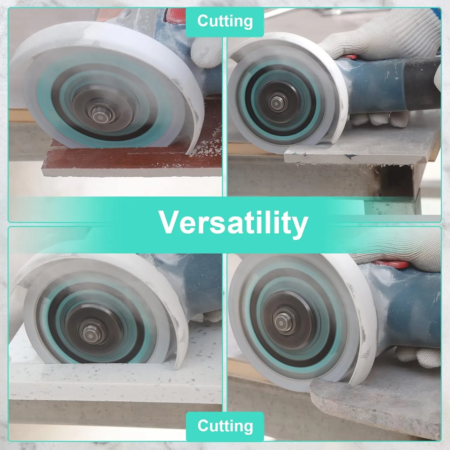 4.5 Inch Tile Blade - Diamond Saw Blade Cutting Disc Wheel with X Mesh Super Thin Fast,Clean Cut Porcelain Ceramic Tile Marble Granite Artificial Stone