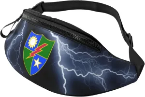 75th Ranger Regiment Crossbody fanny pack for men and women, ideal for travel, sports and running