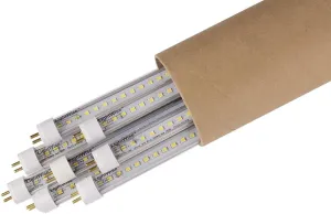 8Pack of 4Ft T5 28W LED Tube w 5000K White 5000 Lumen,2 PPF/W to Replace & retrofit 54W Fluorescent T5HO Lamps Directly Work w Previous Ballast.