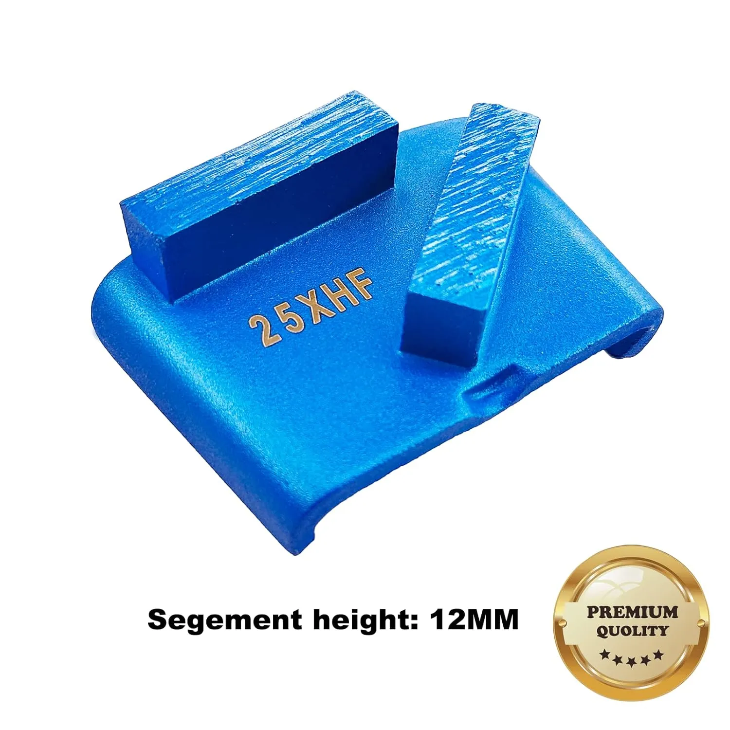 9 Pcs Pro HTC Diamond Grinding Shoes Extra Soft Bond for Extra Hard Floor (Grit Optional), for HTC Floor Grinding Machine (25 Grit - 2 Rectangle Segment XS Bond for Extra Hard Floor)