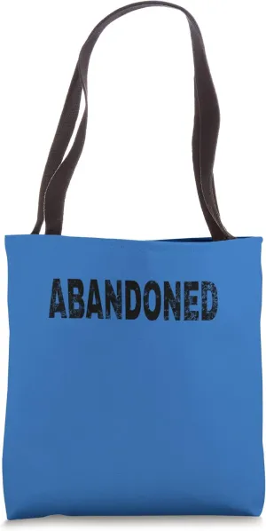 Abandoned Vintage Mood Emotion Black Text Apparel Tote Bag