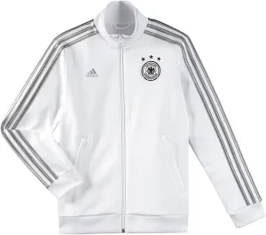 adidas Boy's Deutscher Fussball-Bund Germany Soccer Track Jacket, White, XL