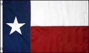 AES 6x10 Embroidered Sewn State of Texas 600D Solarmax Nylon Flag 6'x10'