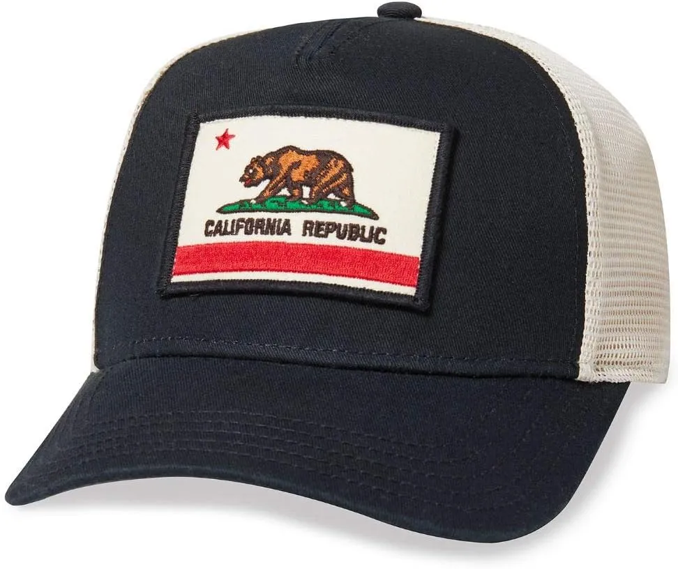 AMERICAN NEEDLE Cali California Bear Patch Unisex Adjustable Snapback Baseball Hat