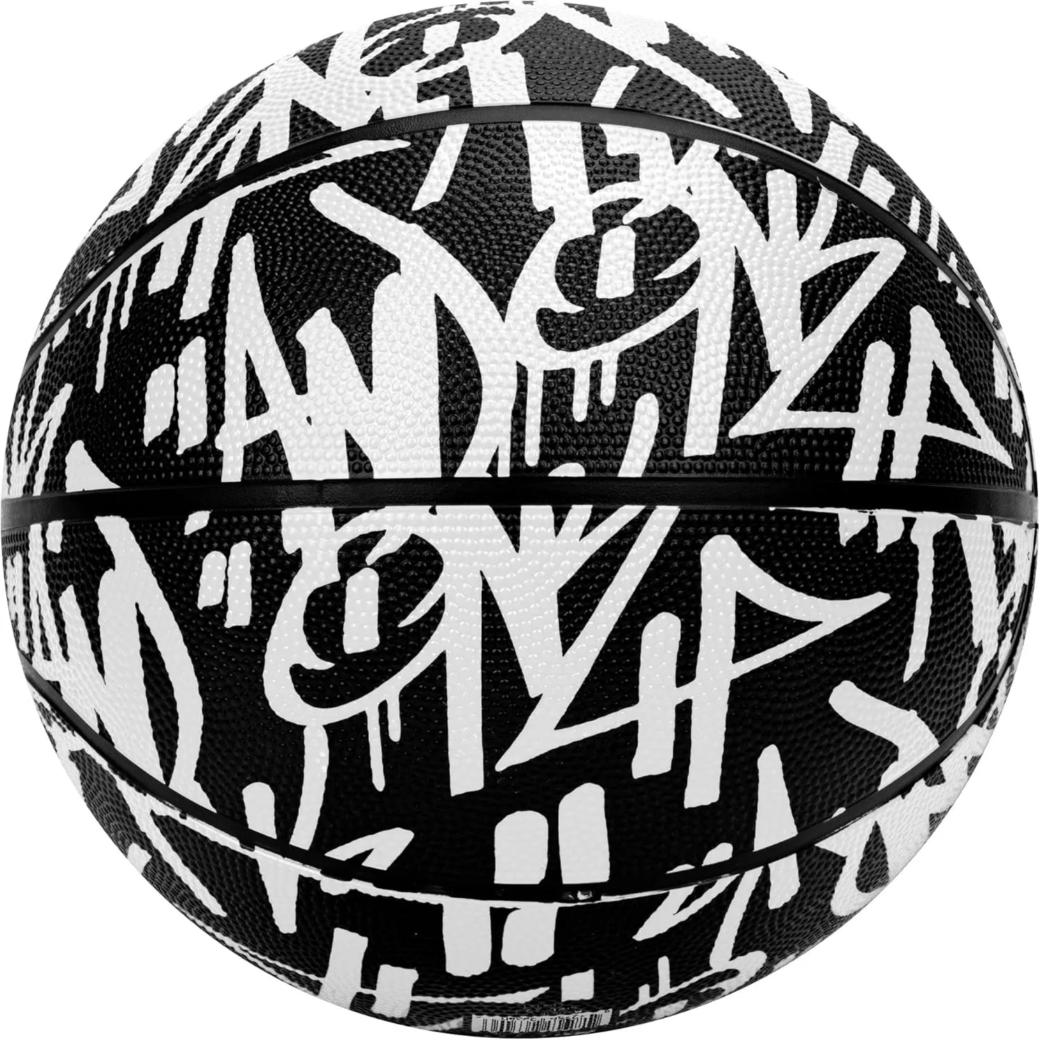 AND1 Fantom Graffiti Rubber Basketball - Streetball for Indoor and Outdoor Use, Deep Channel Construction and Durability