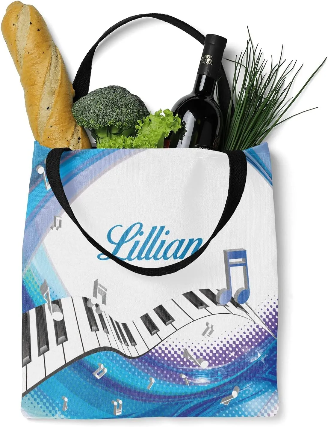 Animal Personalized Canvas Tote Bags, Reusable Bags for Shopping,Travel,School Handbag Gift