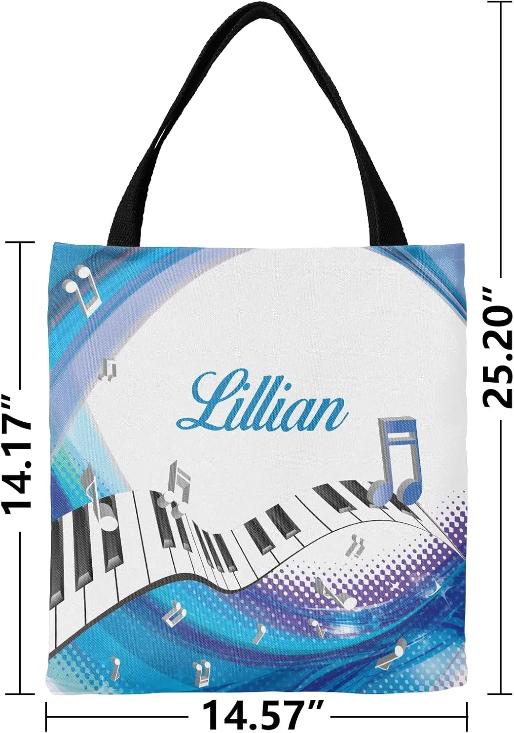 Animal Personalized Canvas Tote Bags, Reusable Bags for Shopping,Travel,School Handbag Gift