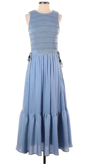 Anthropologie Women's Dolan Hill Marissa Maxi Dress – Cosimq Blue, Small