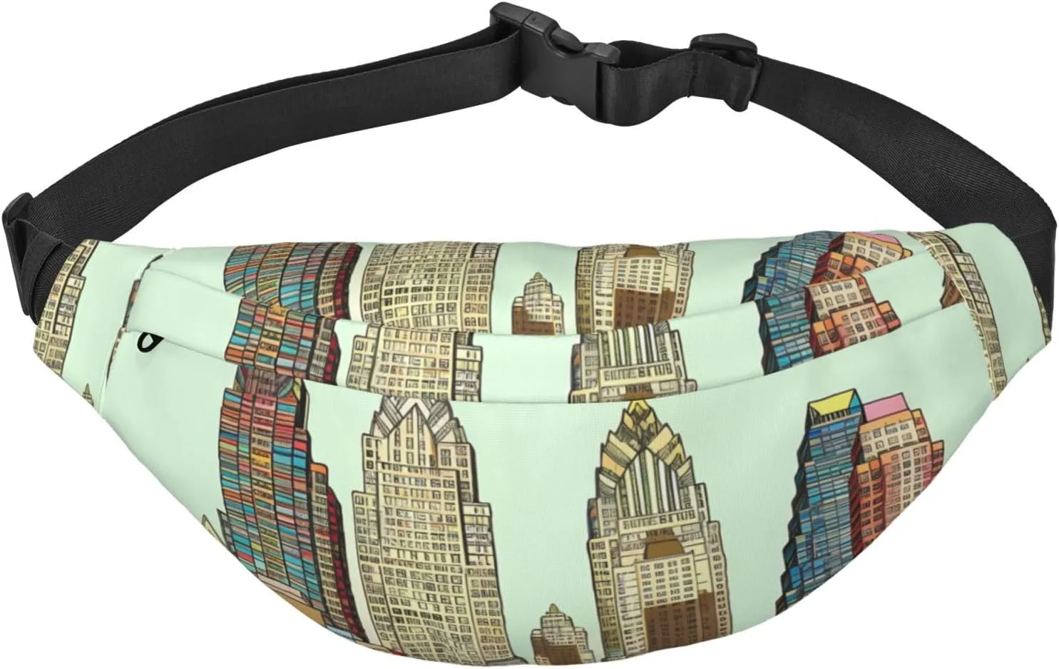 Austin Texas Fanny Packs for Men Women Waist Packs Large Crossbody Belt Bag Bum Bag with Adjustable Strap