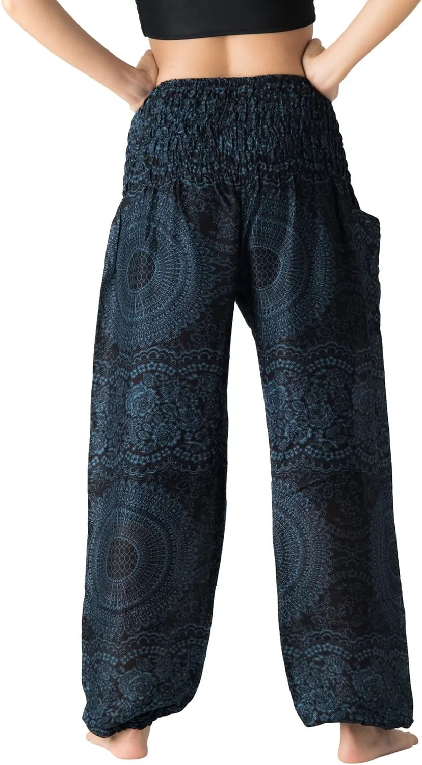 B BANGKOK PANTS Harem Pants Women Yoga Boho Clothes with Pockets