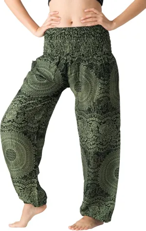 B BANGKOK PANTS Harem Pants Women Yoga Boho Clothes with Pockets