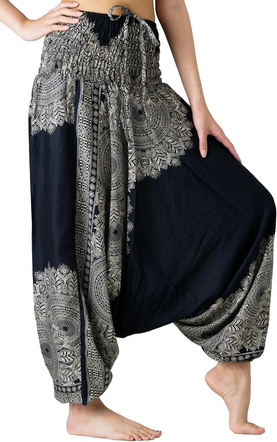 B BANGKOK PANTS Women's Harem Pants Jumpsuit Hippie Clothes