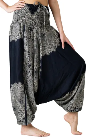 B BANGKOK PANTS Women's Harem Pants Jumpsuit Hippie Clothes