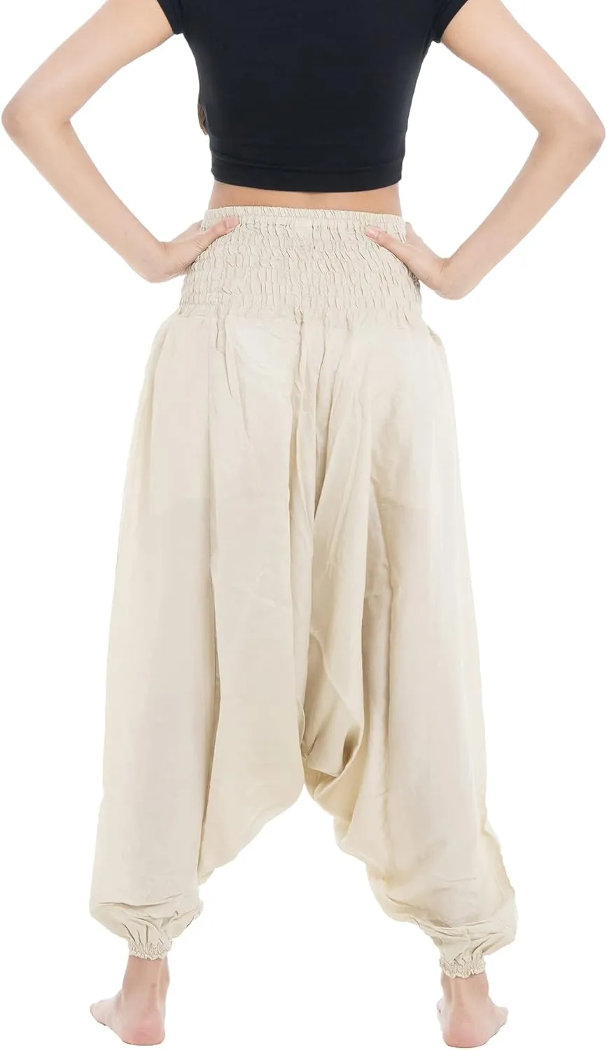 B BANGKOK PANTS Women's Harem Pants Jumpsuit Hippie Clothes