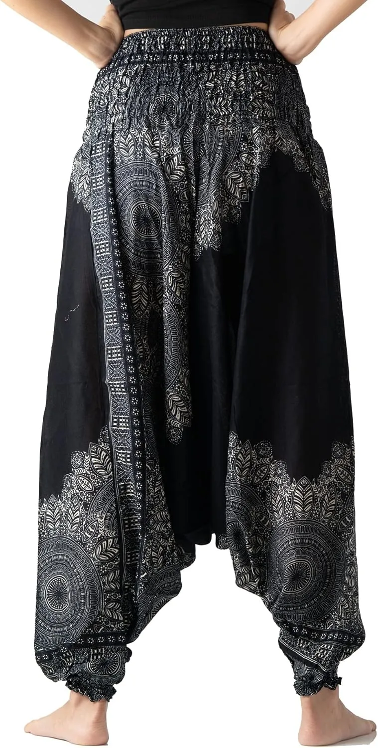 B BANGKOK PANTS Women's Harem Pants Jumpsuit Hippie Clothes