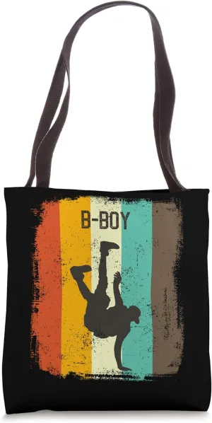 B-boy Classic Retro 70s Vintage Breakdancing Cool Tote Bag