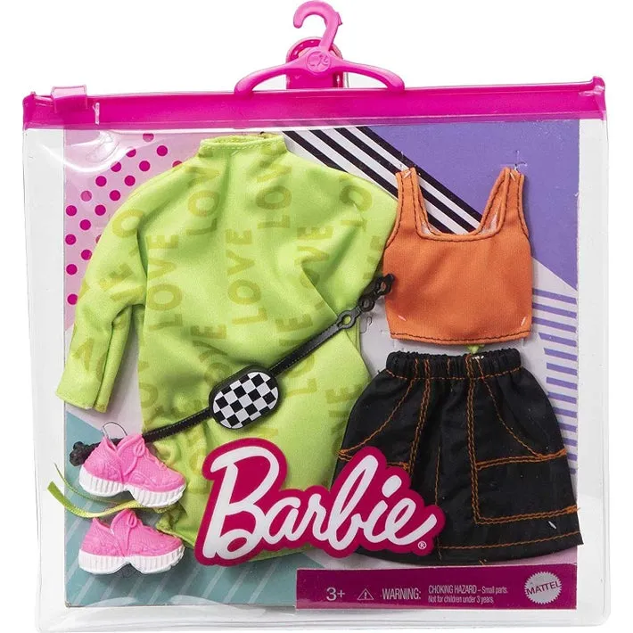 Barbie Fashion Pack Green Love Dress
