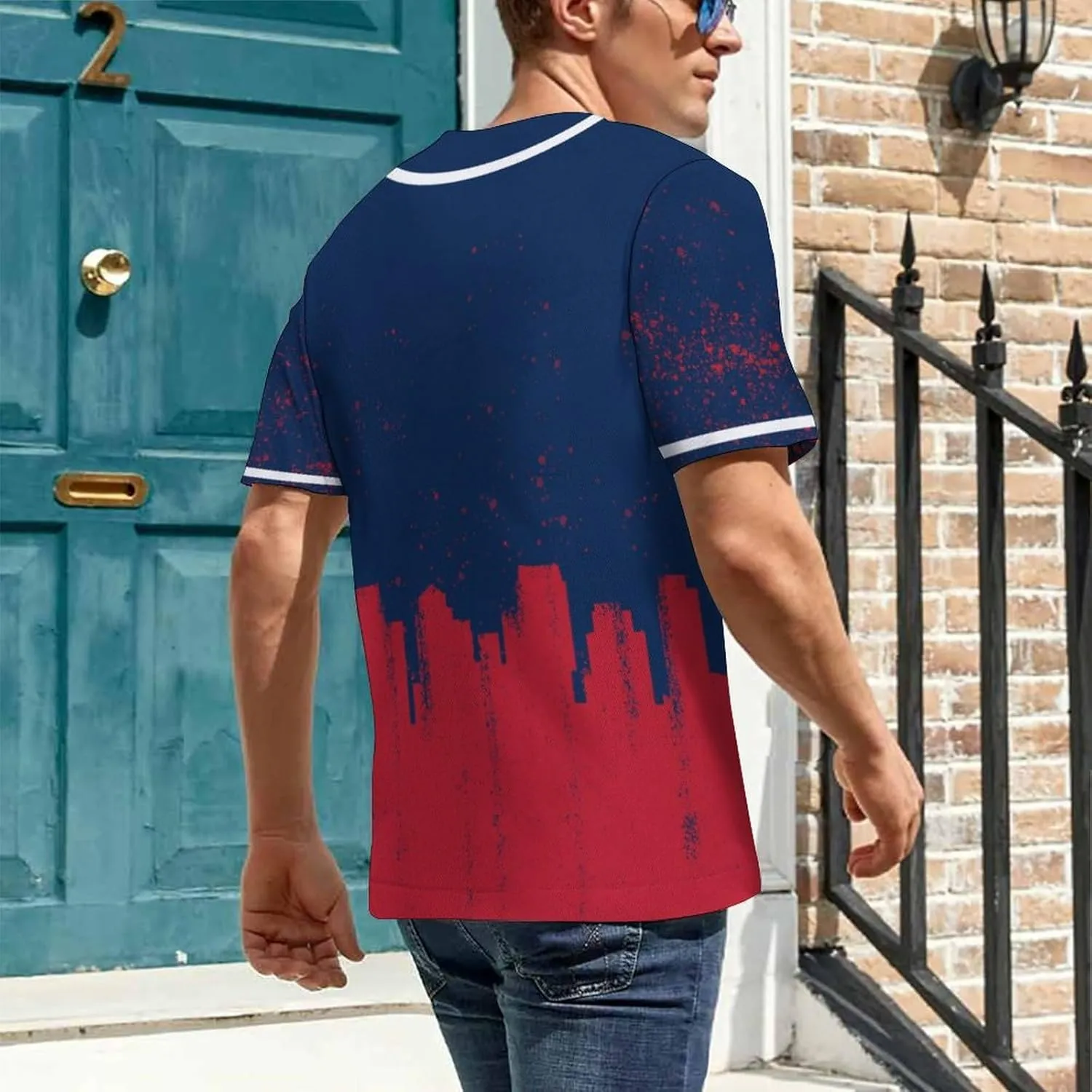 Baseball City Jerseys Sports Fans Shirts Clothing for Fans Men Gifts Printing S-2XL