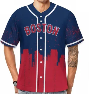 Baseball City Jerseys Sports Fans Shirts Clothing for Fans Men Gifts Printing S-2XL