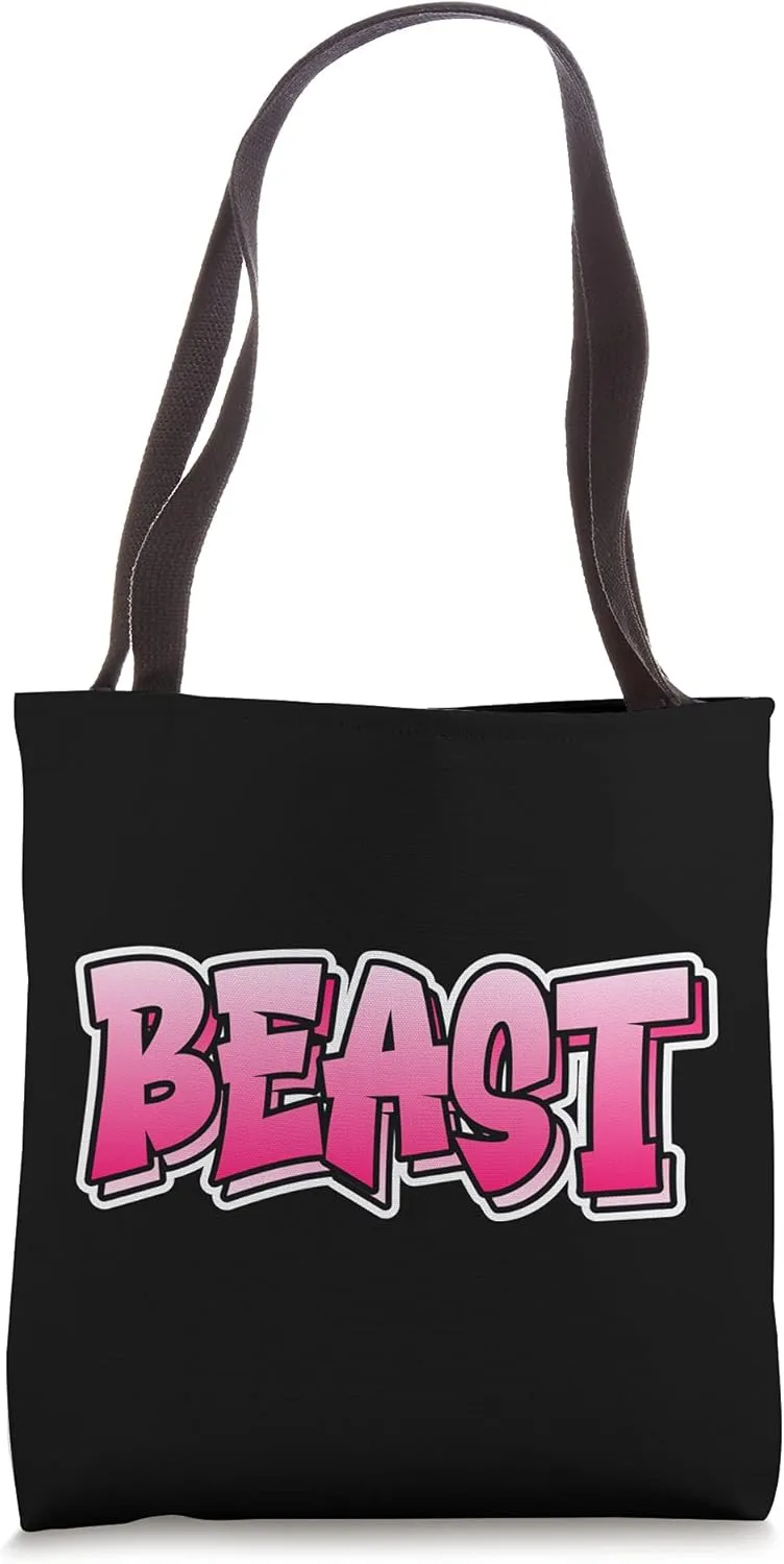 Beast | Graffiti Style Design That Says Beast Tote Bag