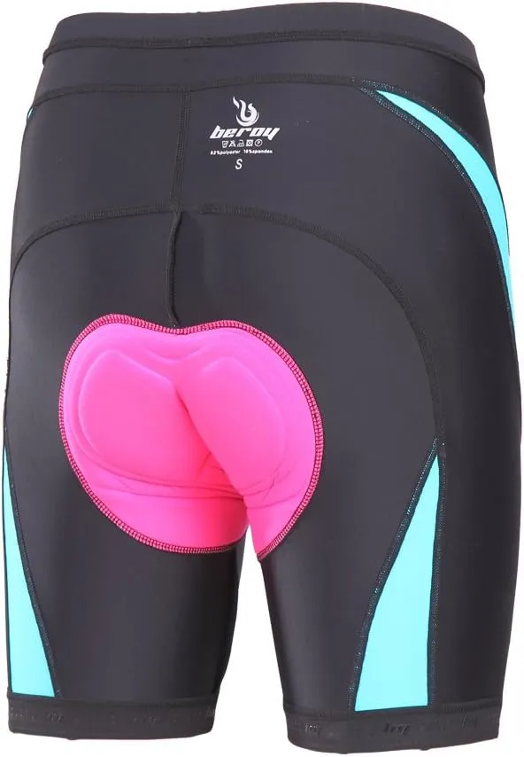 beroy Women Breathable Bike Shorts, Cycling Shorts with 3D Gel Pad