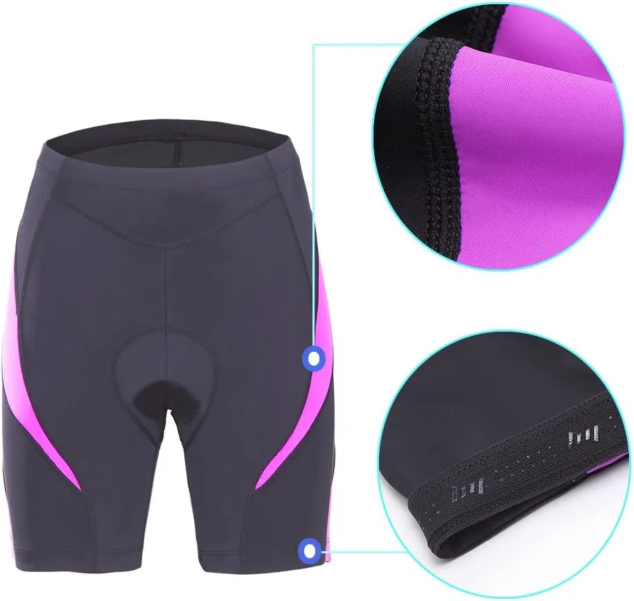beroy Women Breathable Bike Shorts, Cycling Shorts with 3D Gel Pad