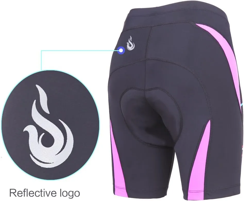 beroy Women Breathable Bike Shorts, Cycling Shorts with 3D Gel Pad