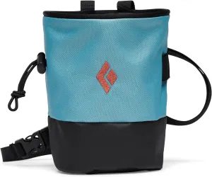 Black Diamond Mojo Zip Chalk Bag with Zippered Pocket for Rock Climbing and Gym Sports