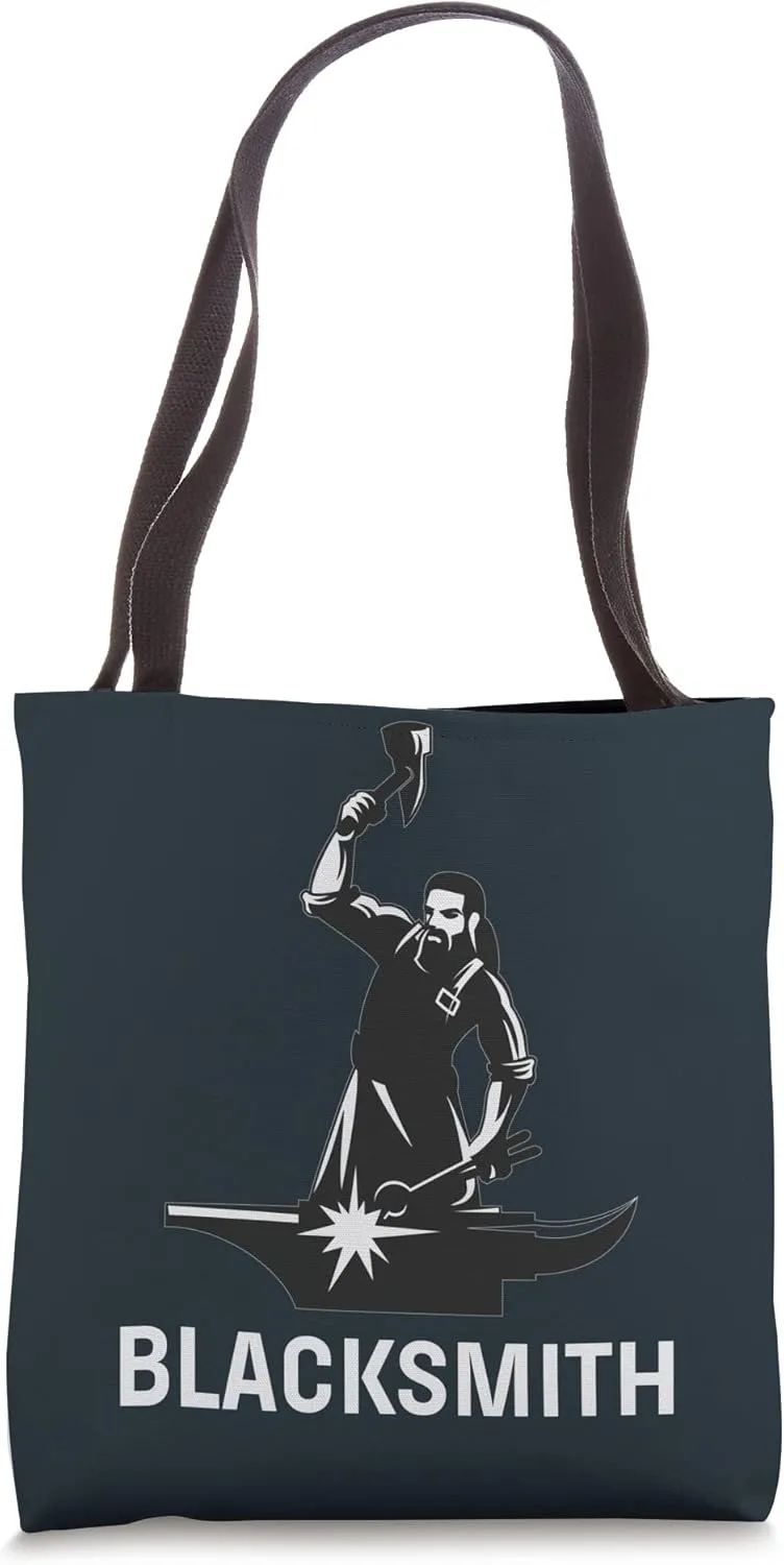 Blacksmith Metalworker Tote Bag