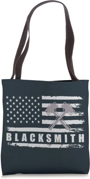 Blacksmith Metalworker Tote Bag
