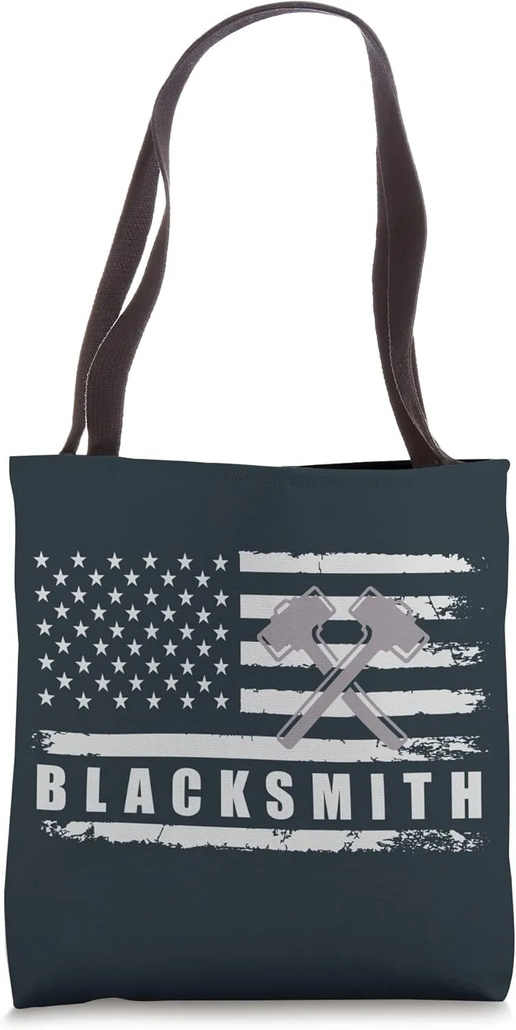 Blacksmith Metalworker Tote Bag