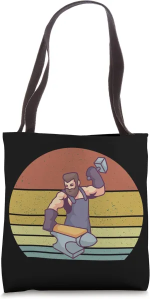 Blacksmith with Sledgehammer Tote Bag