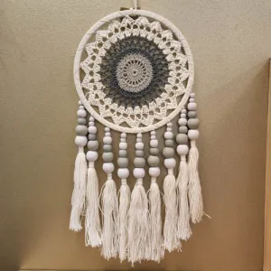 Boho Soft Beaded Hanging (approx. 45x22cm)