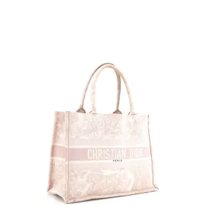 Book Tote Embroidered Canvas Medium