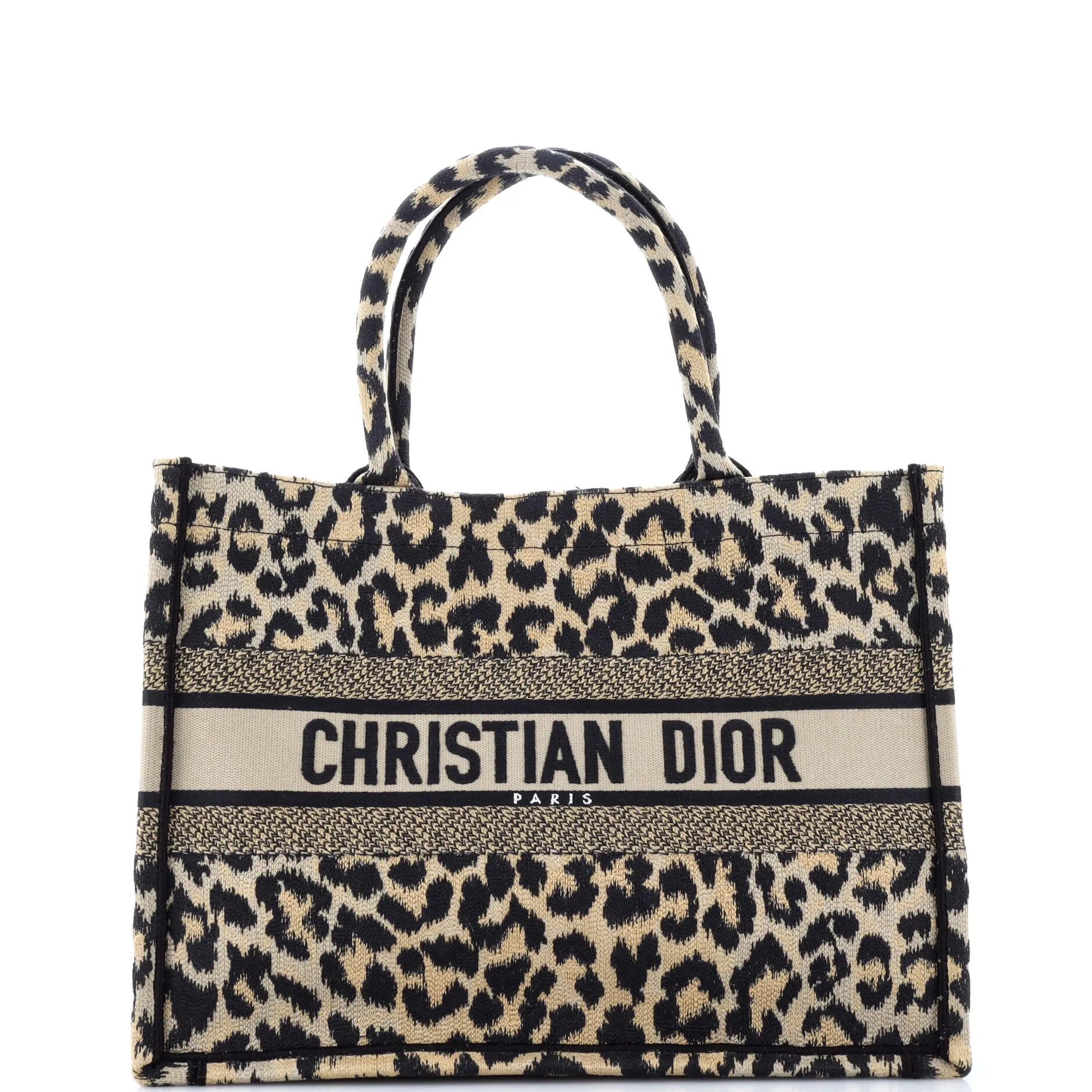 Book Tote Mizza Embroidered Canvas Medium