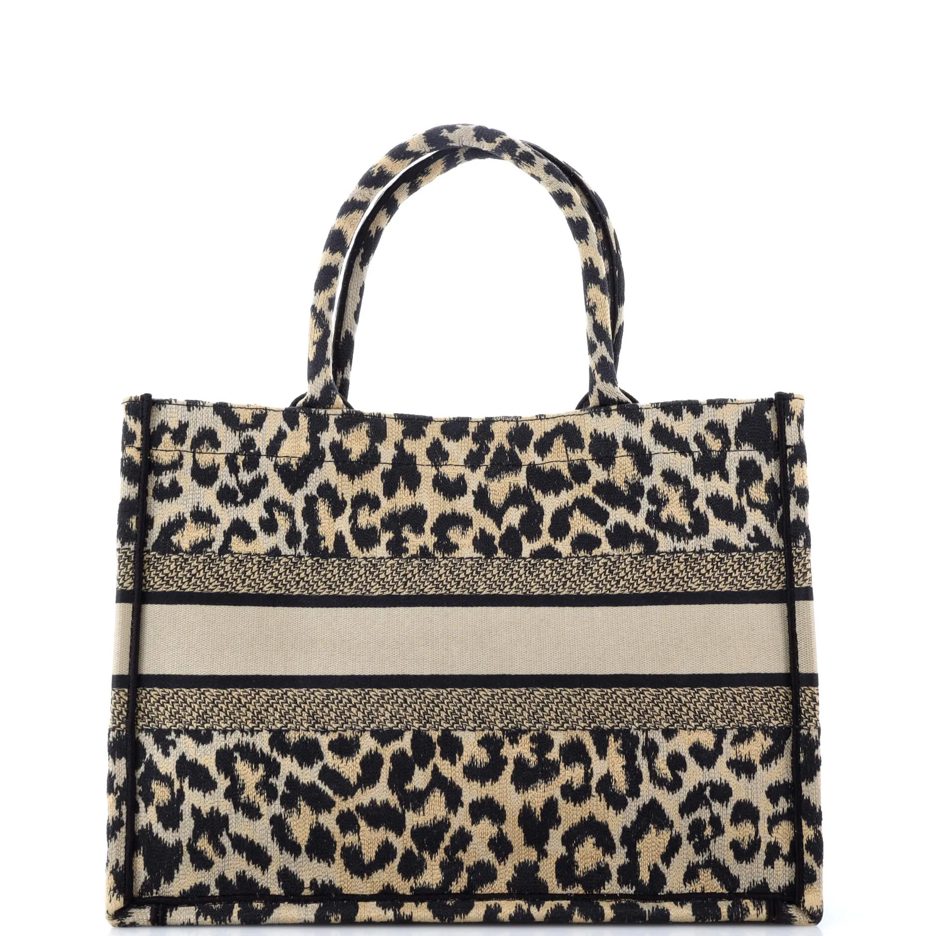 Book Tote Mizza Embroidered Canvas Medium