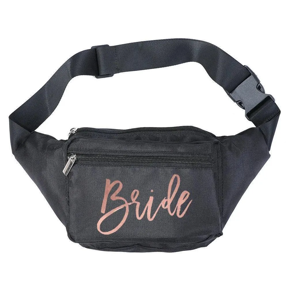 bride  bridesmaid fanny packs