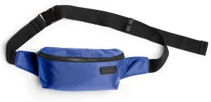Brookstone Fanny Pack - Multi-Functional Crossbody Bag, Hands-Free Travel Waist Pack Belt Pouch for Men and Women, Navy