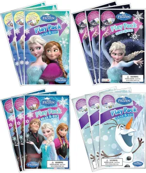 Bundle of 12 Disney Frozen Grab & Go Play Packs