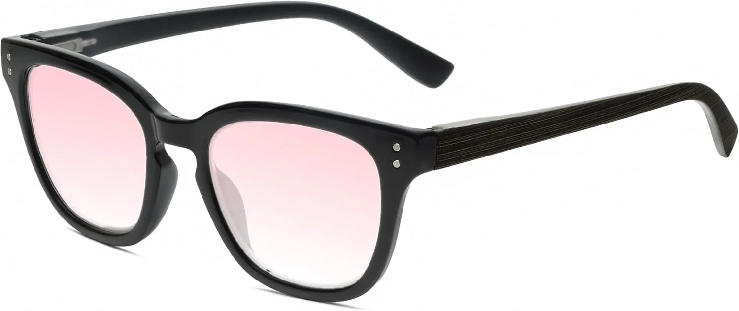 Calabria R860 FL 41 Reading Glasses Pink Tint Migraine FL41 Fluorescent Light Sensitivity Indoor Outdoor Photophobia Readers